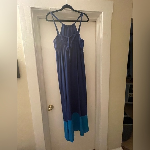 Old Navy Blue Maxi Dress Size Large - Picture 9 of 11